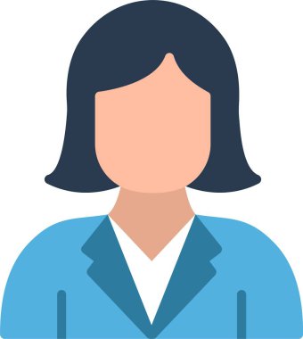 İstemci Düz Vektör Simgesi Tasarımı