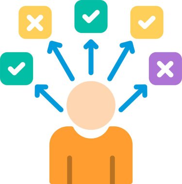 Düz Vektör Simgesi Tasarımı Seçenekleri