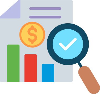 Doğrulama Düz Vektör Simgesi Tasarımı