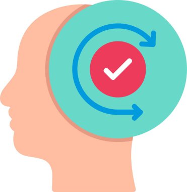 Çeviklik Düz Vektör Simgesi Tasarımı