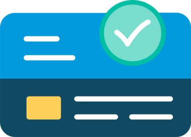 Ödeme Düz Vektör Simgesi Tasarımı