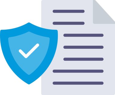 Garanti Düz Vektör Simgesi Tasarımı