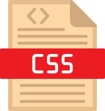CSS Düz Vektör Simgesi Tasarımı