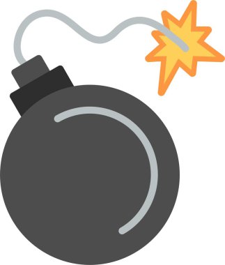 Tehlike Düz Vektör Simgesi Tasarımı