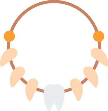 Mücevher Düz Vektör Simgesi Tasarımı