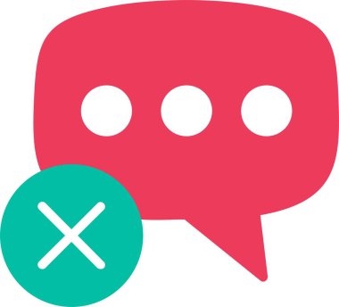 Düz Vektör Simgesi Tasarımı Sil