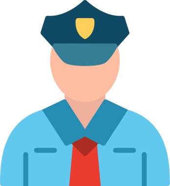 Güvenlik Düz Vektör Simgesi Tasarımı