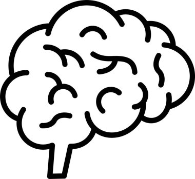 Beyin Bozukluğu Satır Simgesi Tasarımı