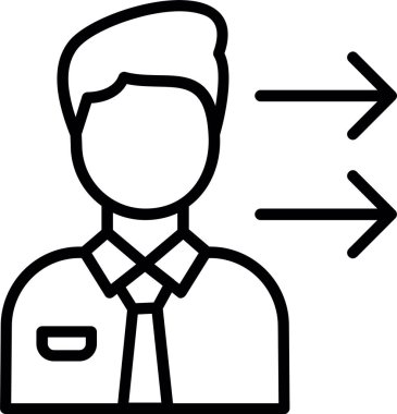 Görevden Alma Satırı Simgesi Tasarımı