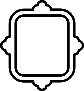 Çerçeve çizgili simgesi Tema