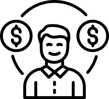 Cash Flow Satır Simgesi Tasarımı