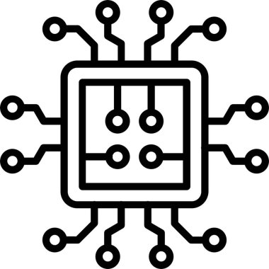 Devre çizgisi simgesi tasarımı