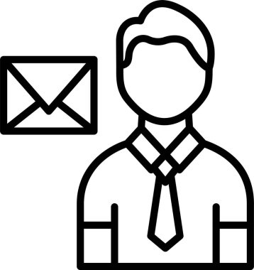 E- posta satırı simgesi tasarımı