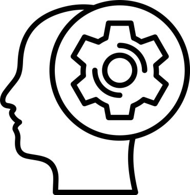 Düşünce Satırı Simgesi Tasarımı