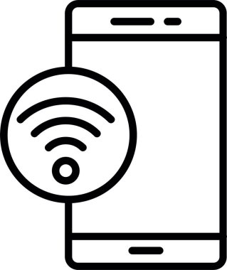 Wifi Satır Simgesi Tasarımı