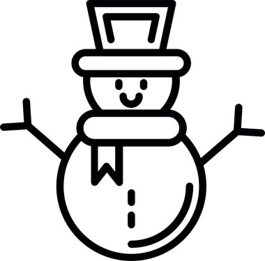 Kış Çizgisi Simgesi Tasarımı