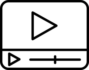 Video Satır Simgesi Tasarımı