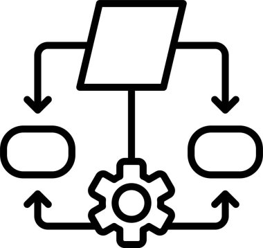 Grafik Satırı Simgesi Tasarımı