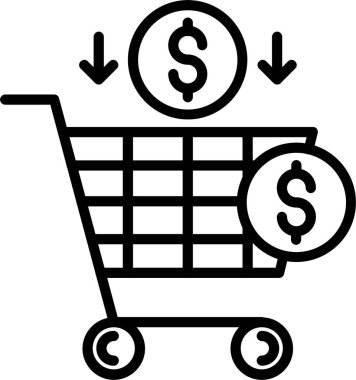 Satın Alma Satırı Simgesi Tasarımı