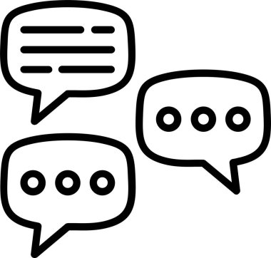 Tartışma Satırı Simgesi Tasarımı