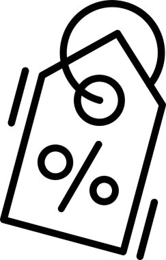 İndirim Satırı Simgesi Tasarımı