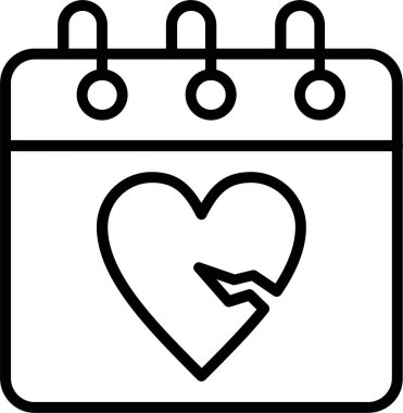 Kalp Kıran Satır Simge Tasarımı