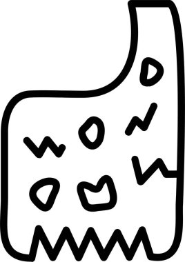 Giysi Satırı Simgesi Tasarımı