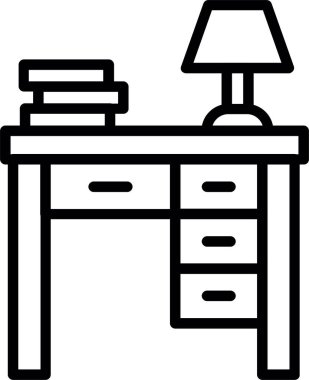 masa satırı simgesi tasarımı