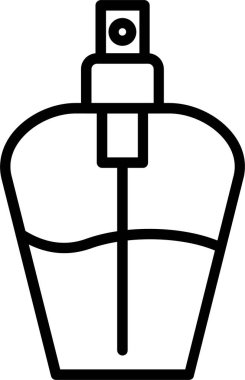 Parfüm Çizgisi Simgesi Tasarımı