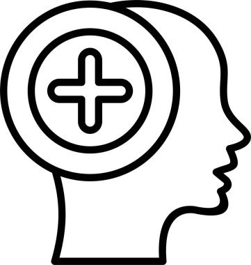 Pozitif Düşünce Satırı Simgesi Tasarımı