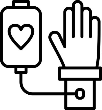 Kan Bağışı Hattı Simge Tasarımı