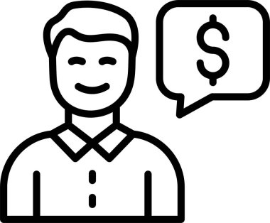 Düşünce Satırı Simgesi Tasarımı