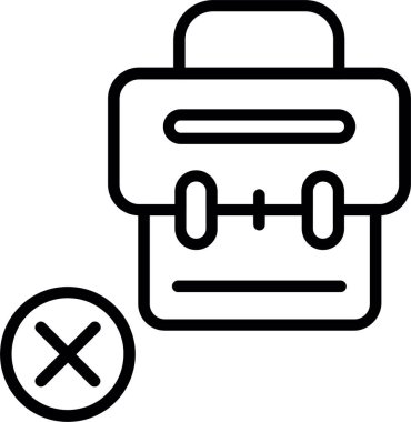 Evrak çantası satır simgesi tasarımı