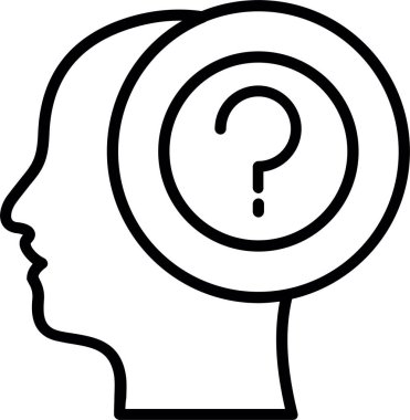 Soru çizgisi simgesi tasarımı