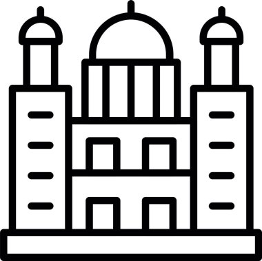 Saint Paul Katedral Çizgisi Simge Tasarımı