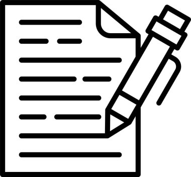 Anlaşma Satırı Simgesi Tasarımı