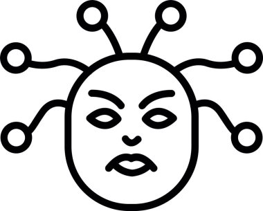 Medusa Satır Simgesi Tasarımı