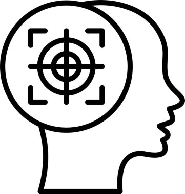 Hedef satır simgesi tasarım