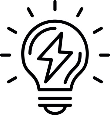 Enerji Hattı Simgesi Tasarımı