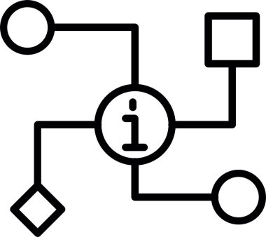 Ağ çizgisi simgesi tasarımı