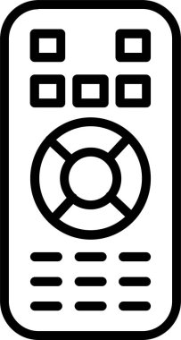 Uzaktan kumanda satırı simgesi tasarım