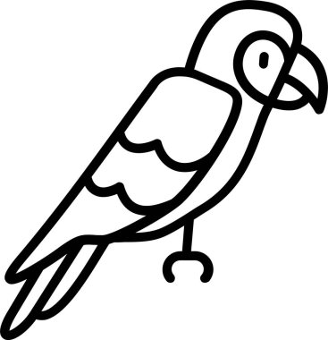 Macaw Satır Simgesi Tasarımı