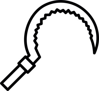 Orak Çizgisi Simge Tasarımı