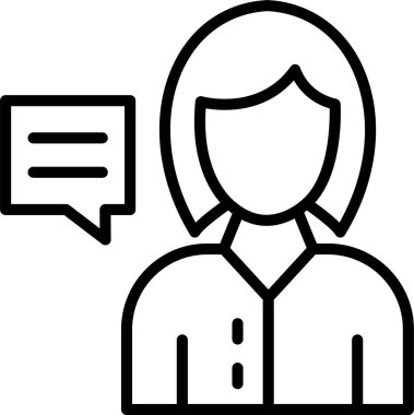 Röportaj Satırı Simgesi Tasarımı