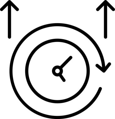 Fazla mesai Satır Simgesi Tasarımı