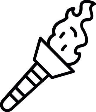 Meşale Hattı Simgesi Tasarımı