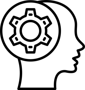 Cogwheel Satır Simgesi Tasarımı