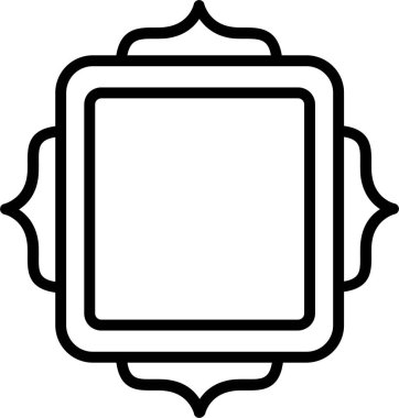 Çerçeve çizgili simgesi Tema