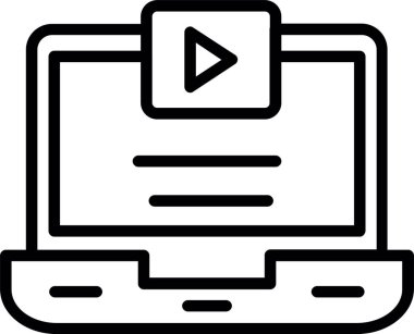 Video Satır Simgesi Tasarımı