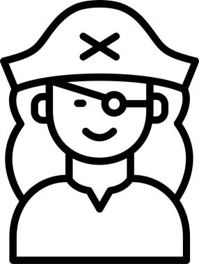 Korsan Satır Simgesi Tasarımı